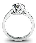 Solitaire diamond engagement rings